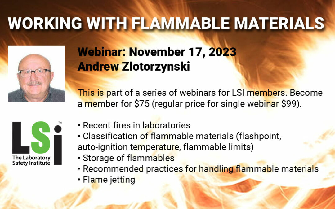 Working with Flammable Materials Webinar
