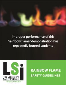 Rainbow flame demonstration cover